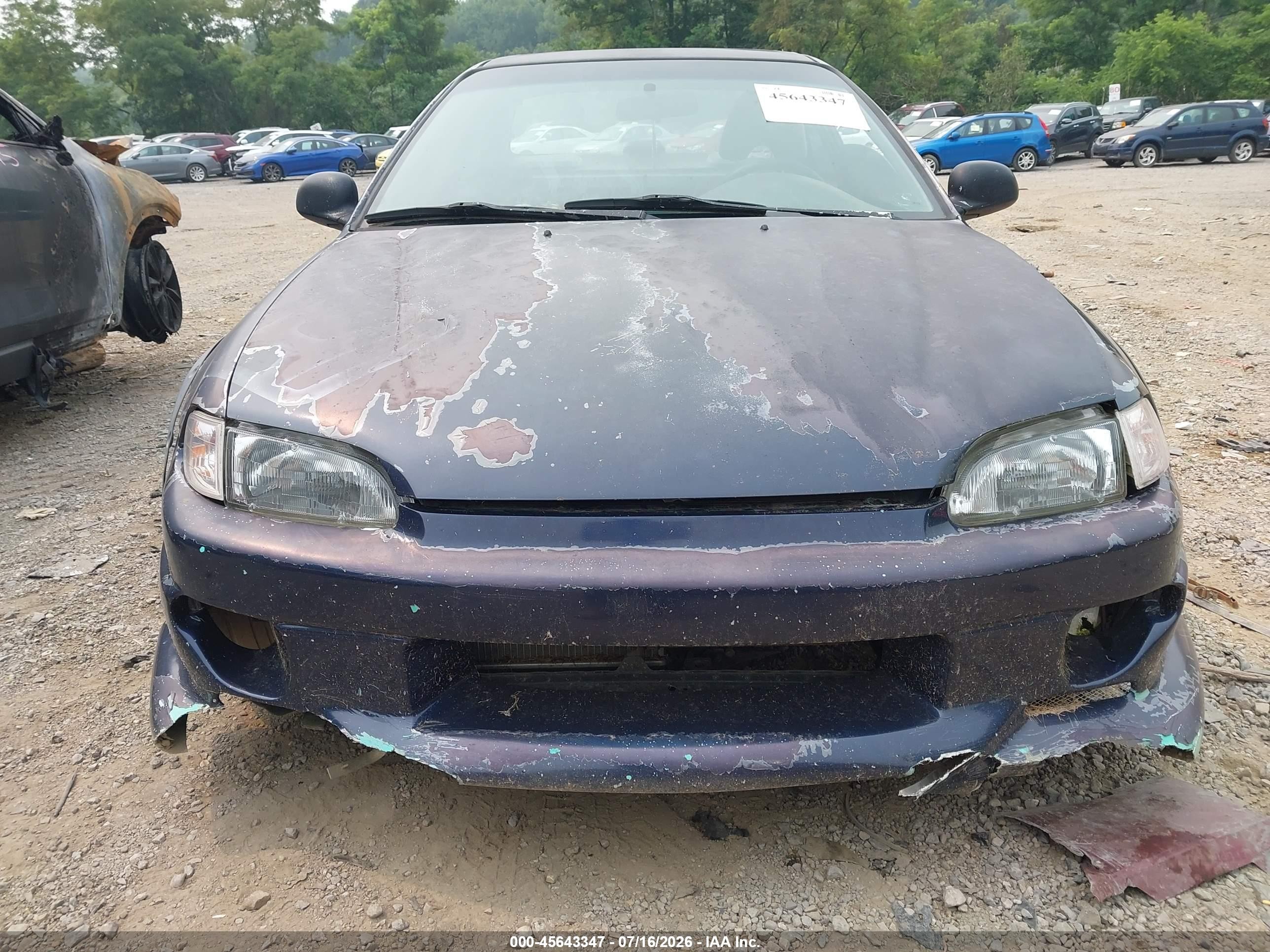 1994 Honda Civic Ex Blue vin: 1HGEJ1227RL025921