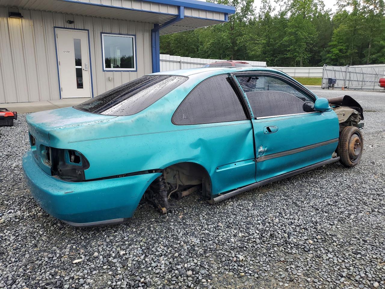 1994 Honda Civic Ex Turquoise vin: 1HGEJ1232RL035958