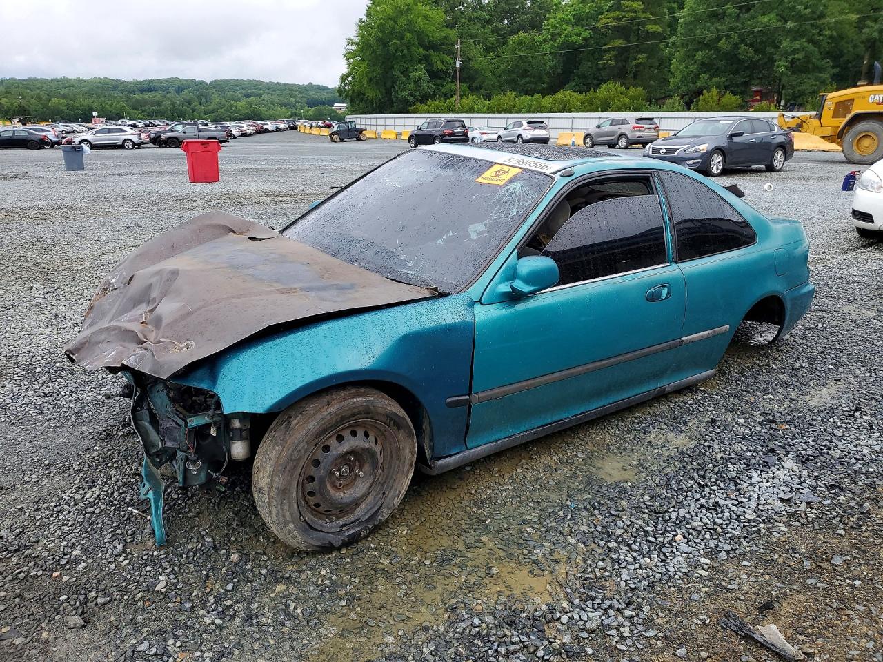 1994 Honda Civic Ex Turquoise vin: 1HGEJ1232RL035958