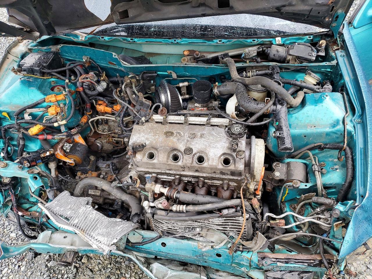 1994 Honda Civic Ex Turquoise vin: 1HGEJ1232RL035958