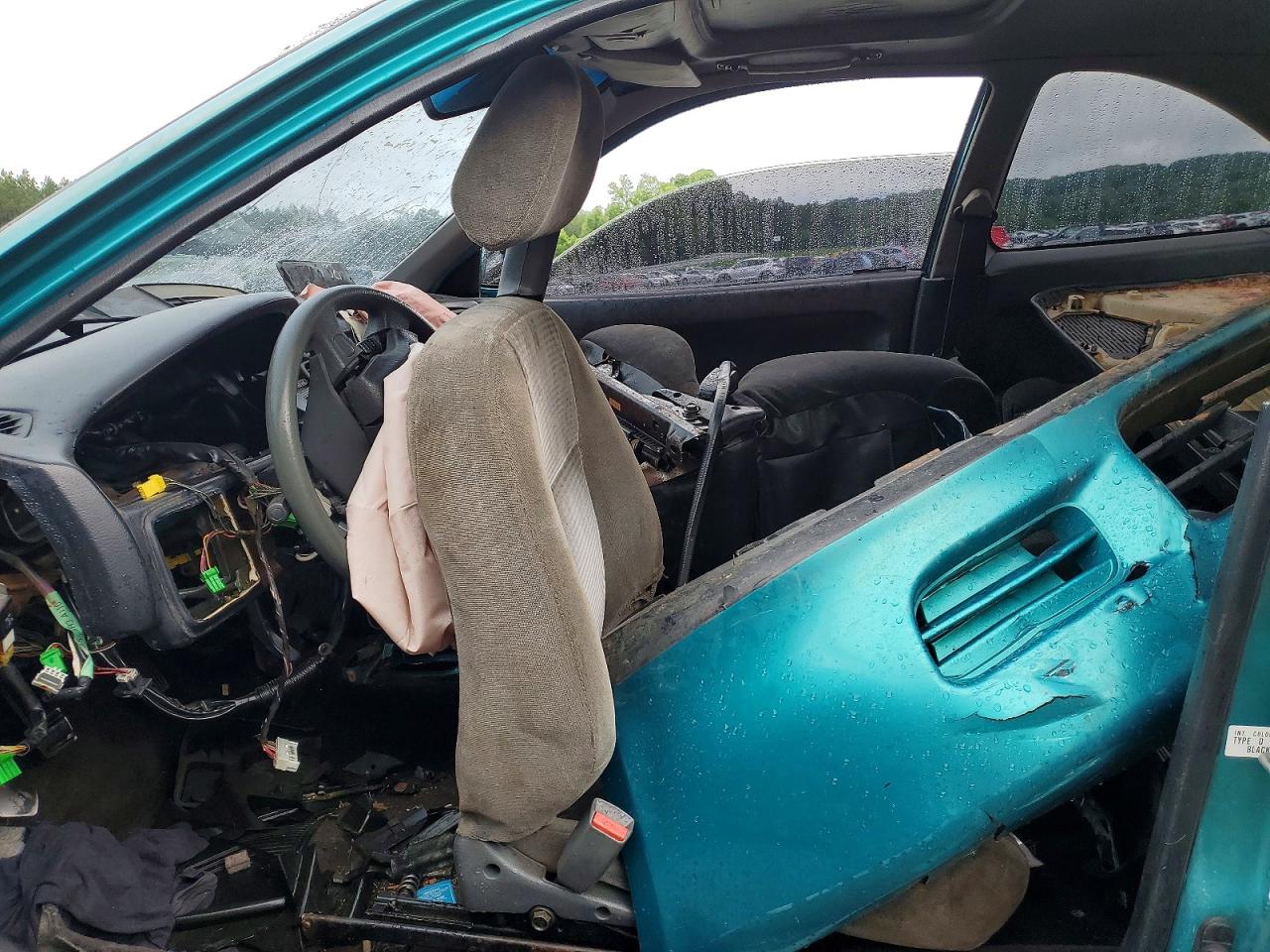 1994 Honda Civic Ex Turquoise vin: 1HGEJ1232RL035958