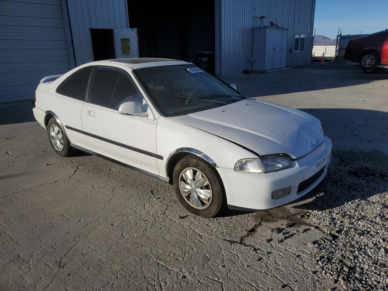 1993 Honda Civic Ex White vin: 1HGEJ1255PL056091