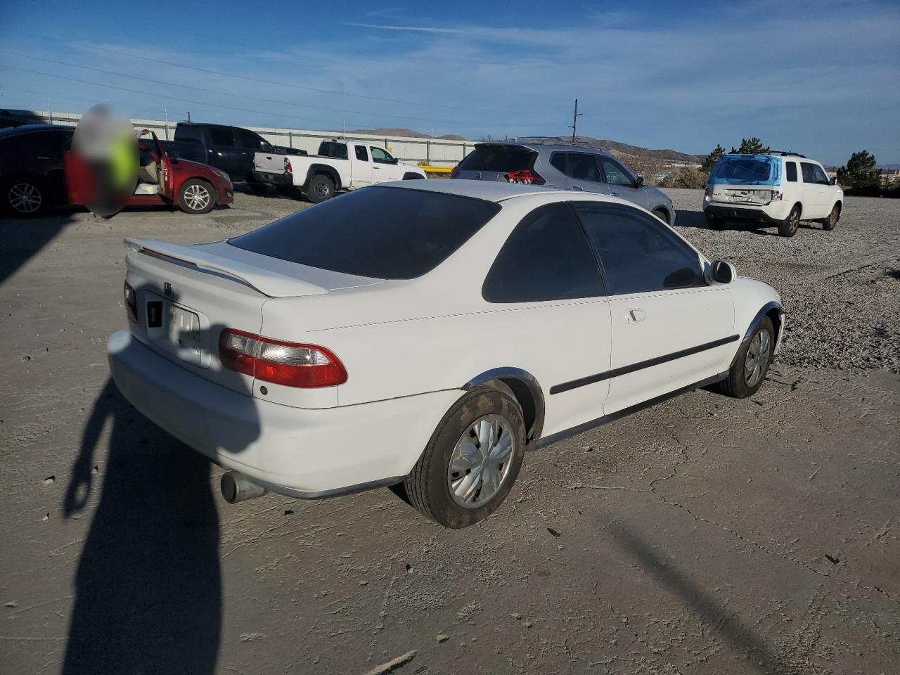 1993 Honda Civic Ex White vin: 1HGEJ1255PL056091