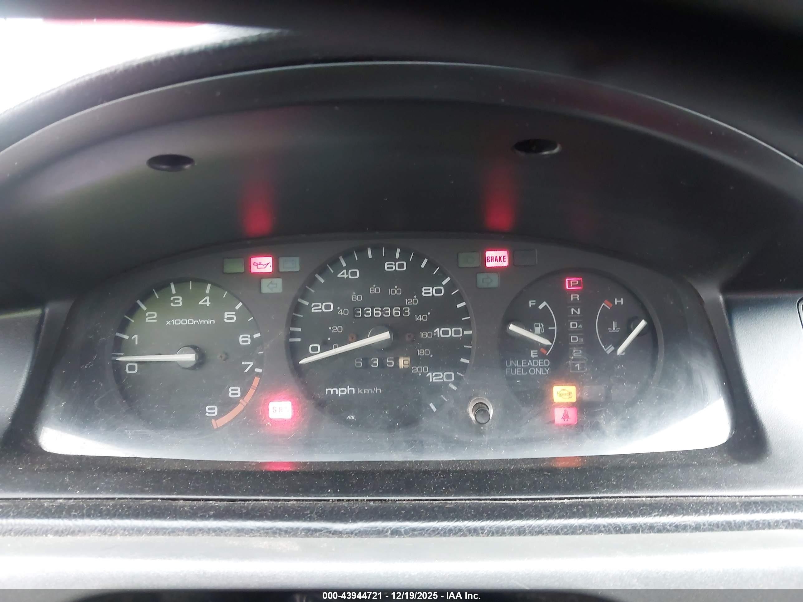 1993 Honda Civic Ex Red vin: 1HGEJ1269PL045099
