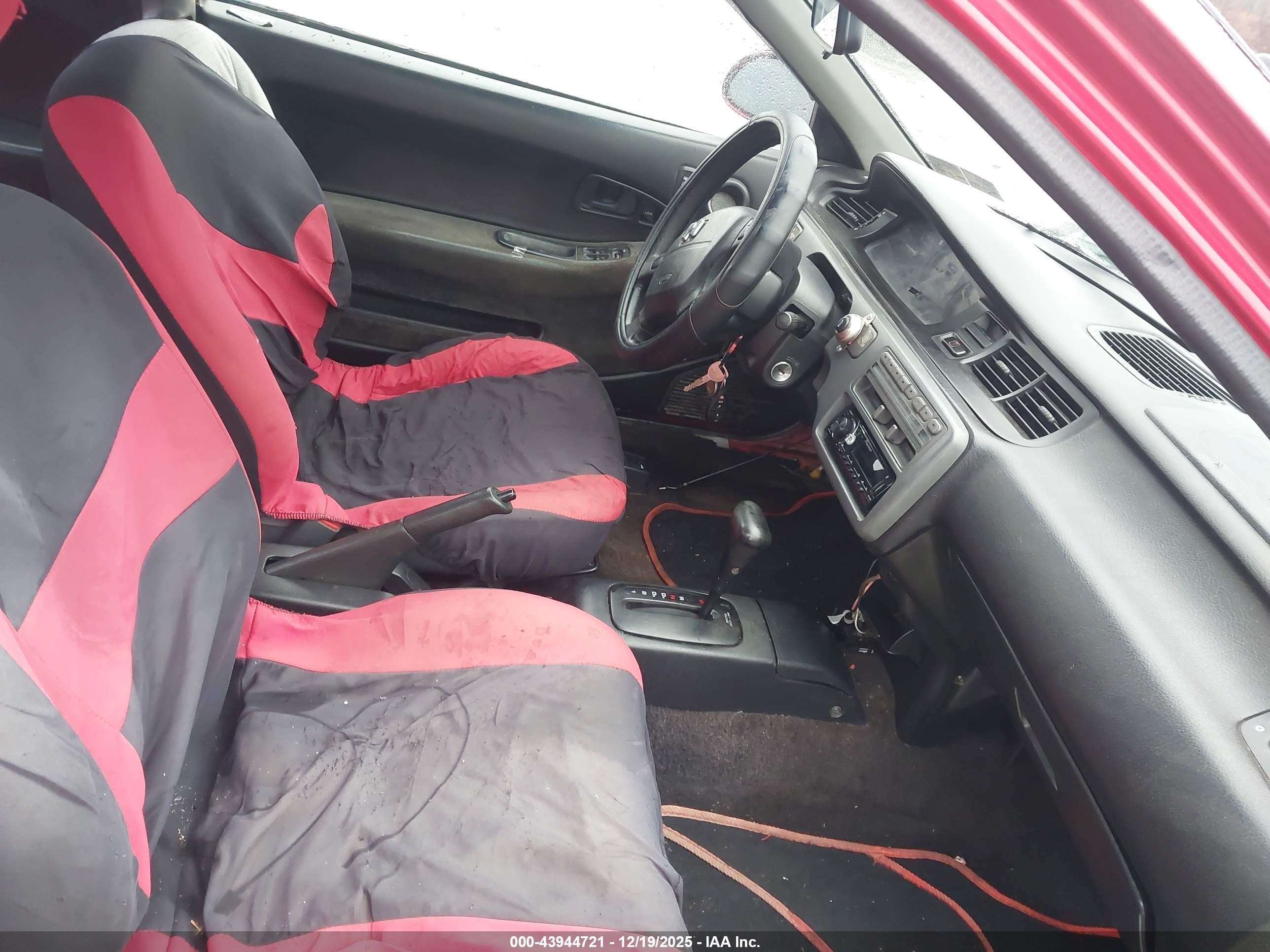 1993 Honda Civic Ex Red vin: 1HGEJ1269PL045099