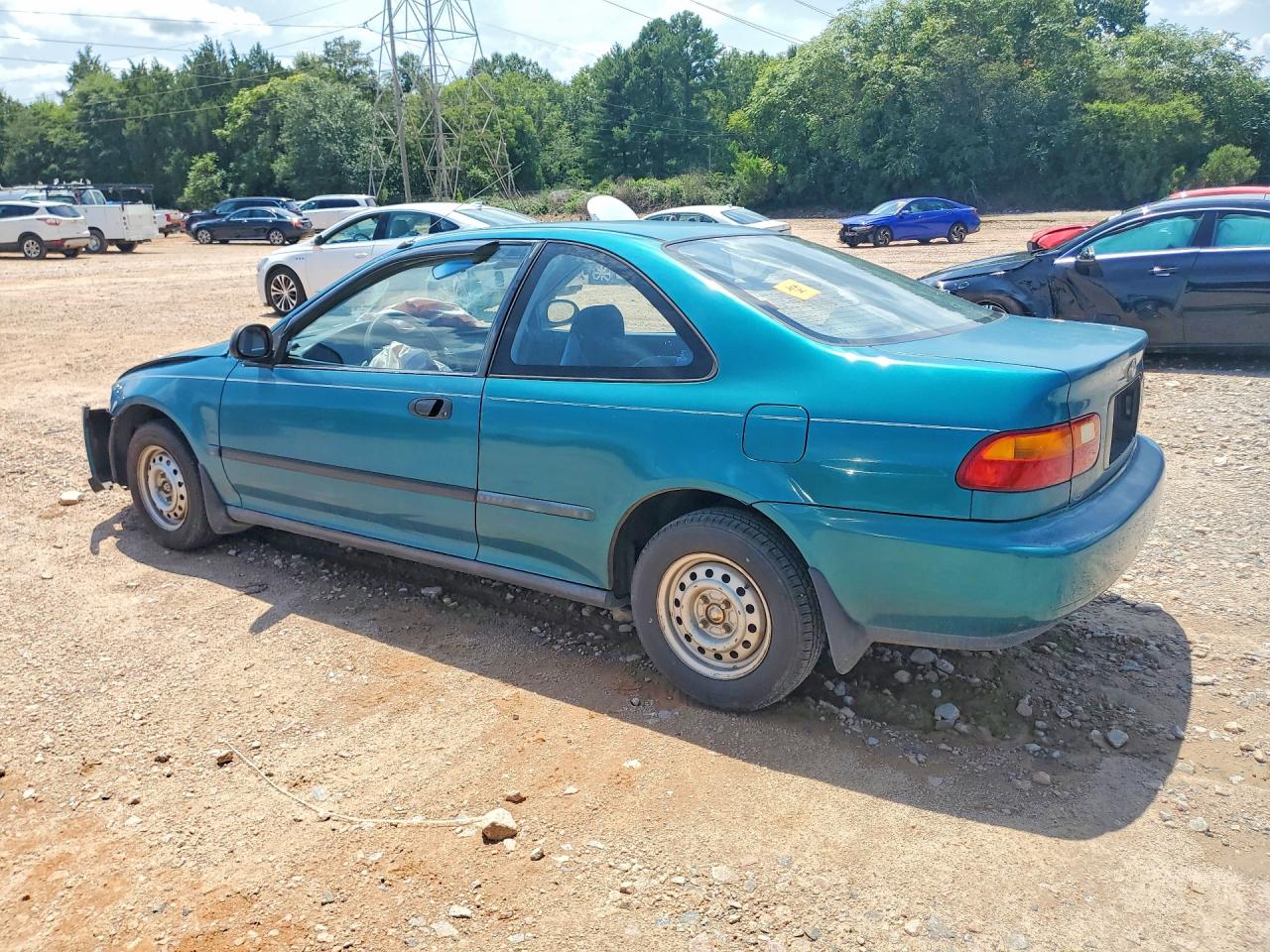 1995 Honda Civic Dx Зеленый vin: 1HGEJ2128SL008901