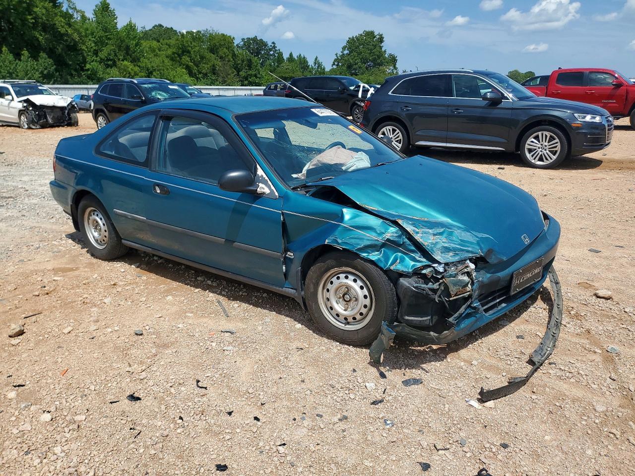 1995 Honda Civic Dx Зеленый vin: 1HGEJ2128SL008901