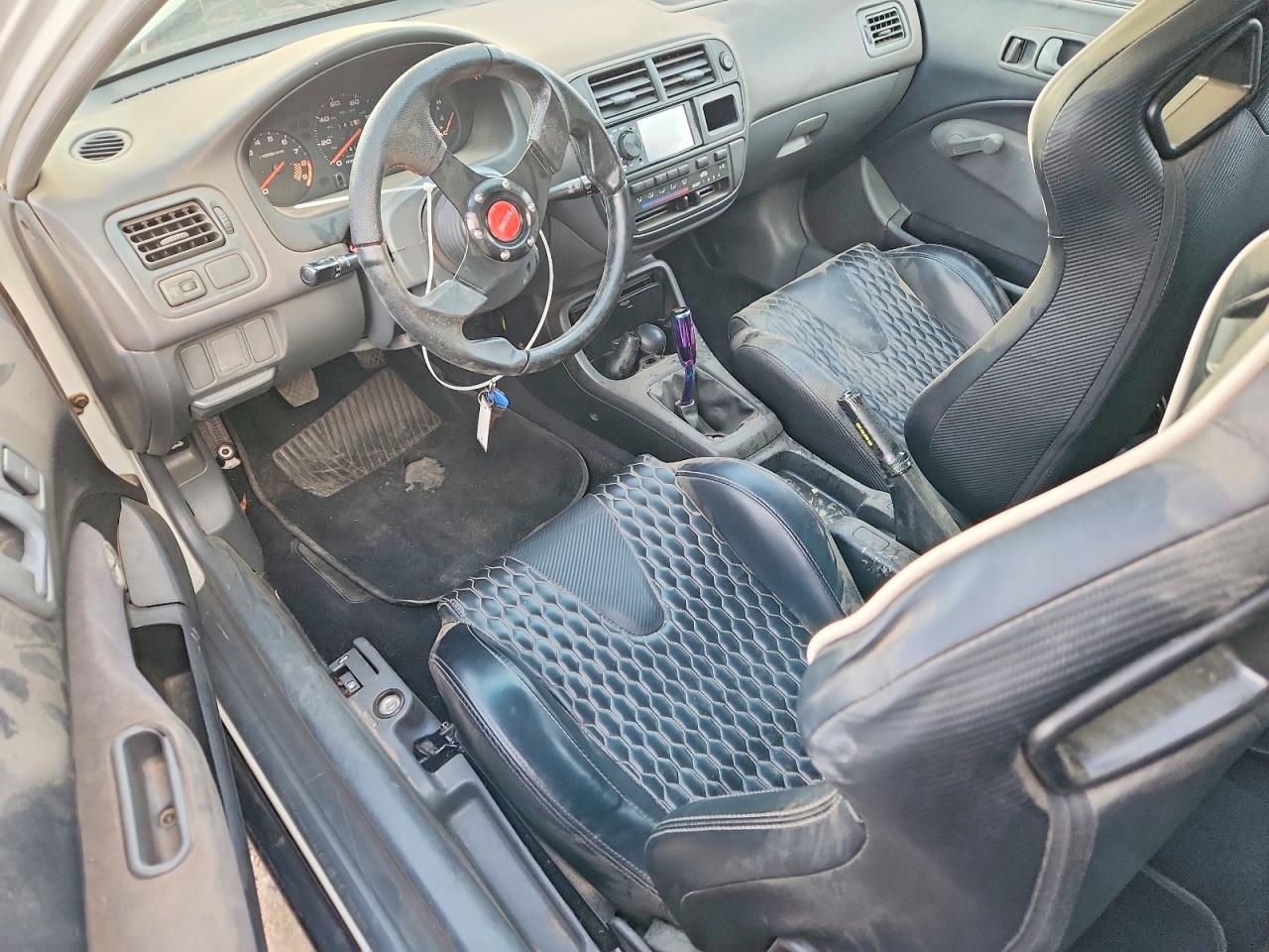 1996 Honda Civic Dx White vin: 1HGEJ6121TL061934