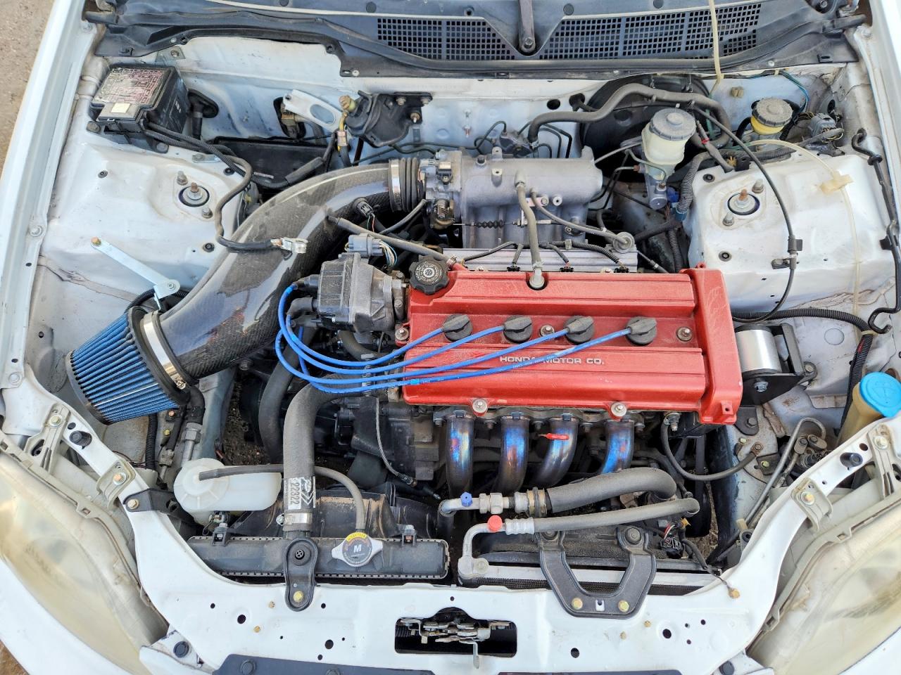 1996 Honda Civic Dx White vin: 1HGEJ6121TL061934