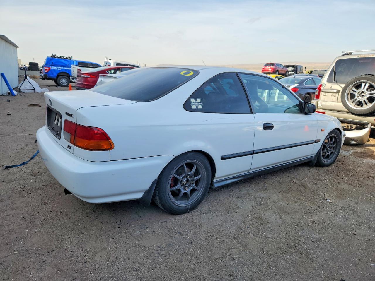 1996 Honda Civic Dx White vin: 1HGEJ6121TL061934