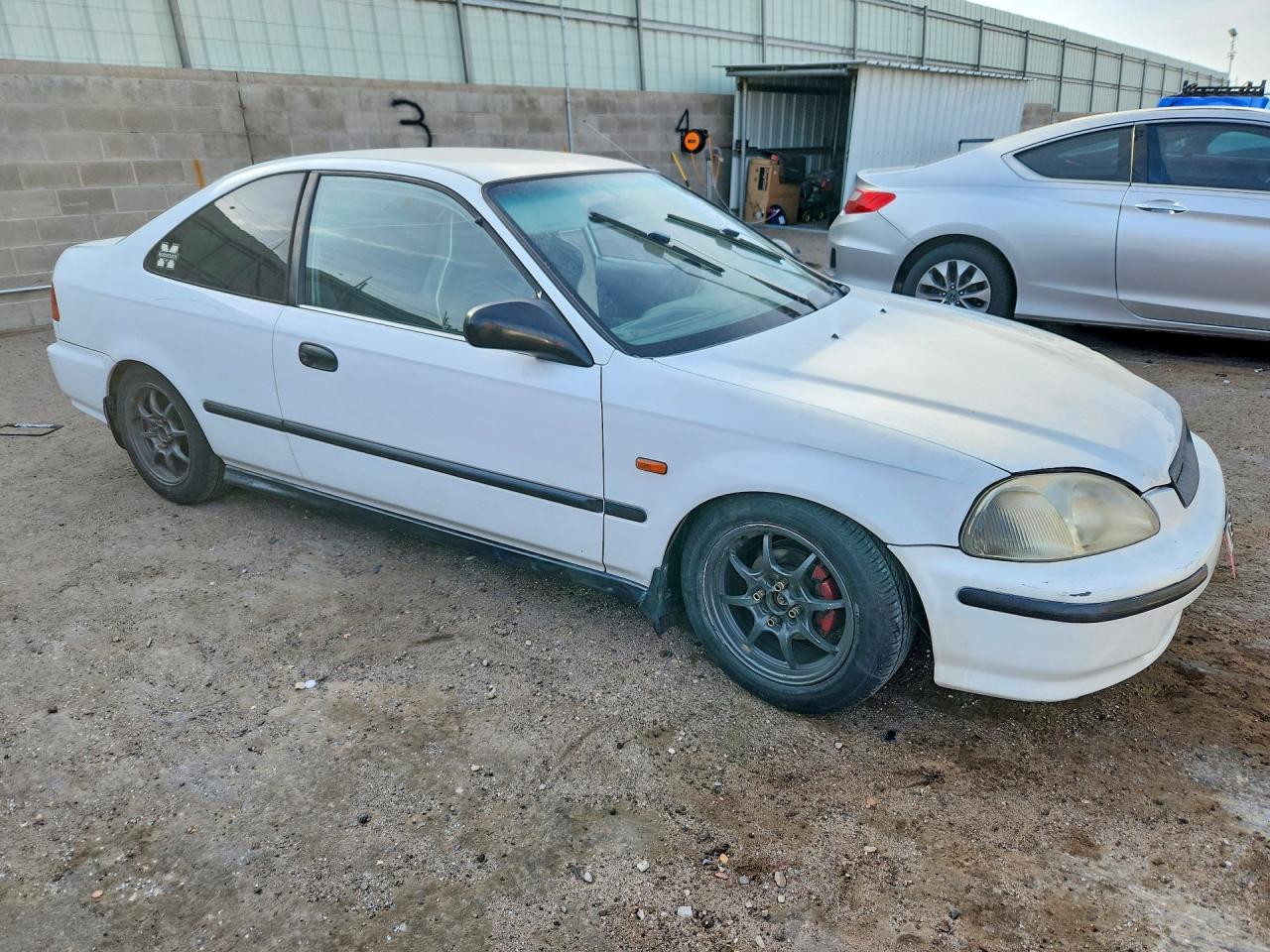 1996 Honda Civic Dx White vin: 1HGEJ6121TL061934