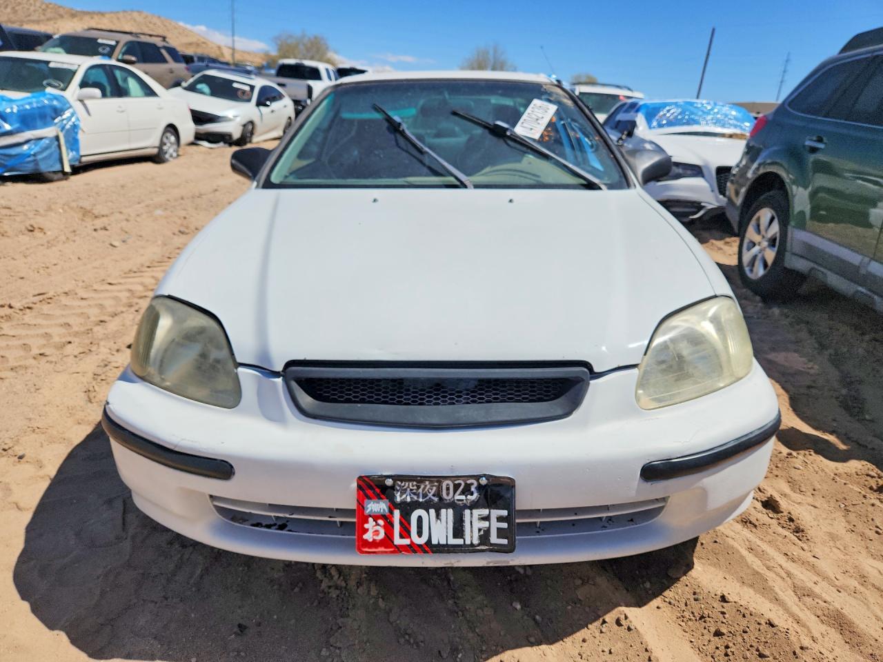 1996 Honda Civic Dx White vin: 1HGEJ6121TL061934