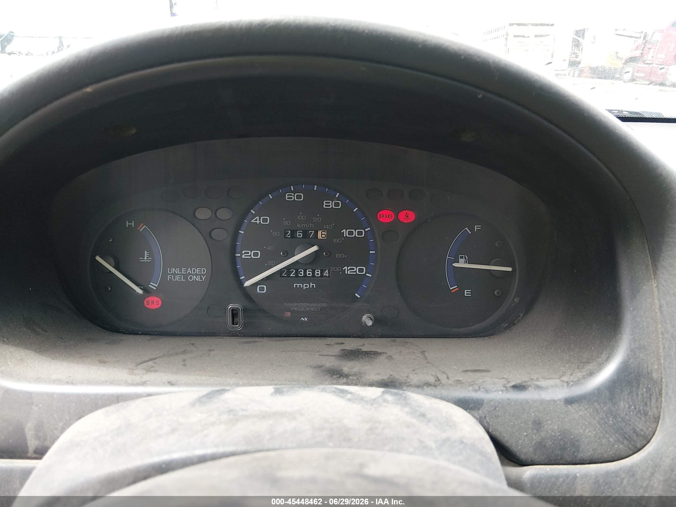 1996 Honda Civic Dx Red vin: 1HGEJ6122TL069816