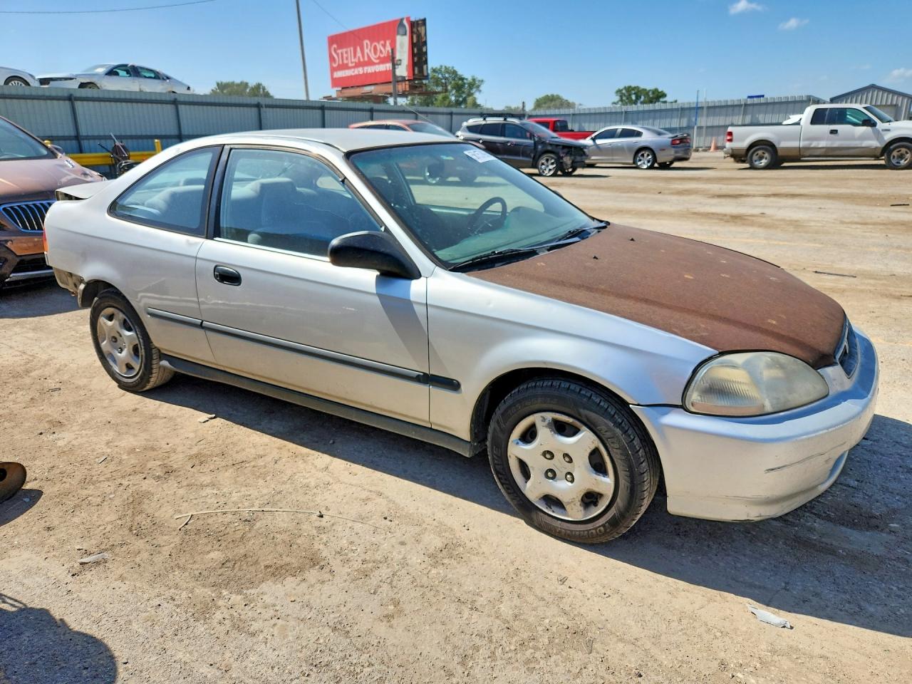 1996 Honda Civic Silver vin: 1HGEJ6124TL084768