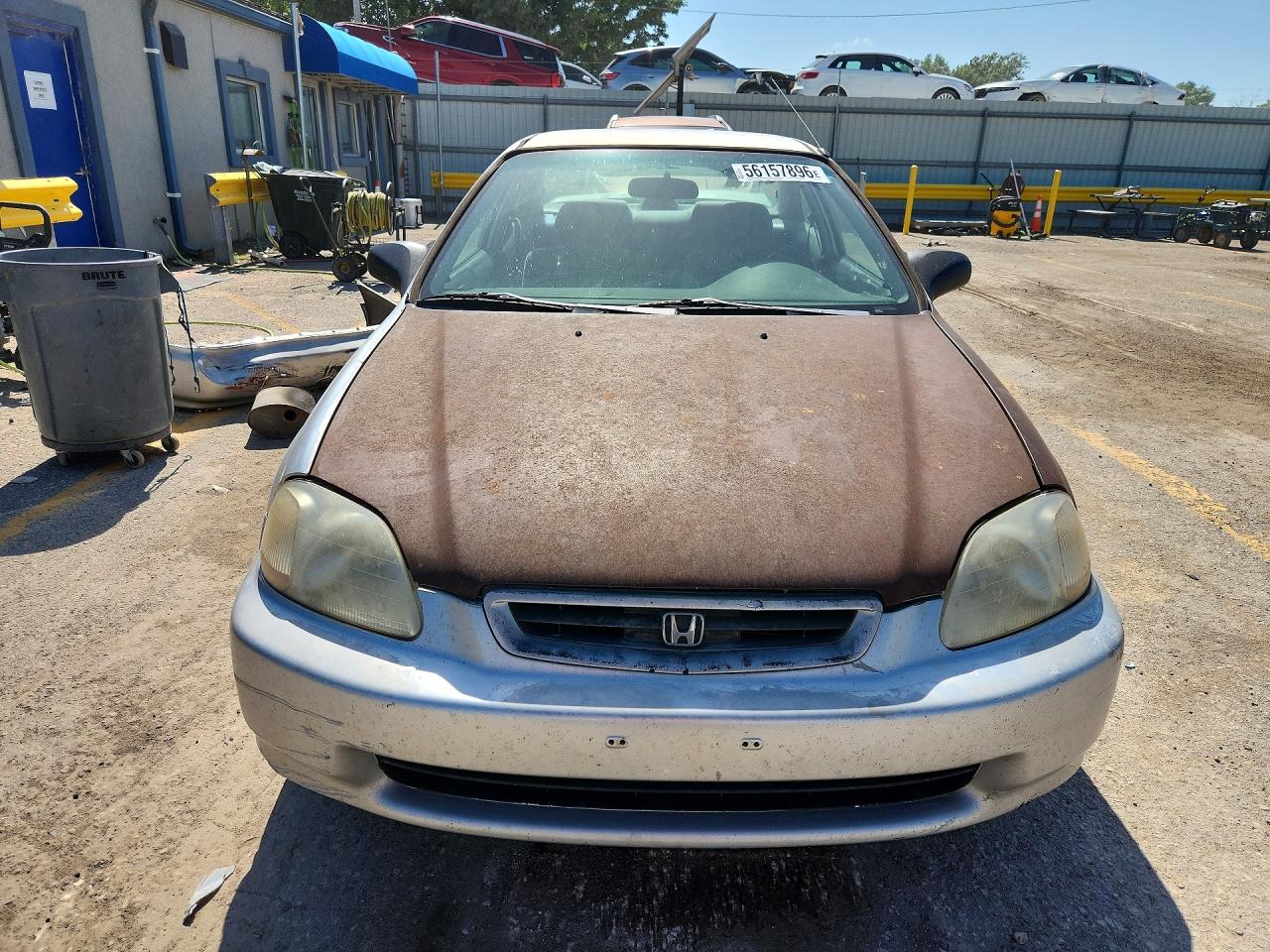 1996 Honda Civic Silver vin: 1HGEJ6124TL084768