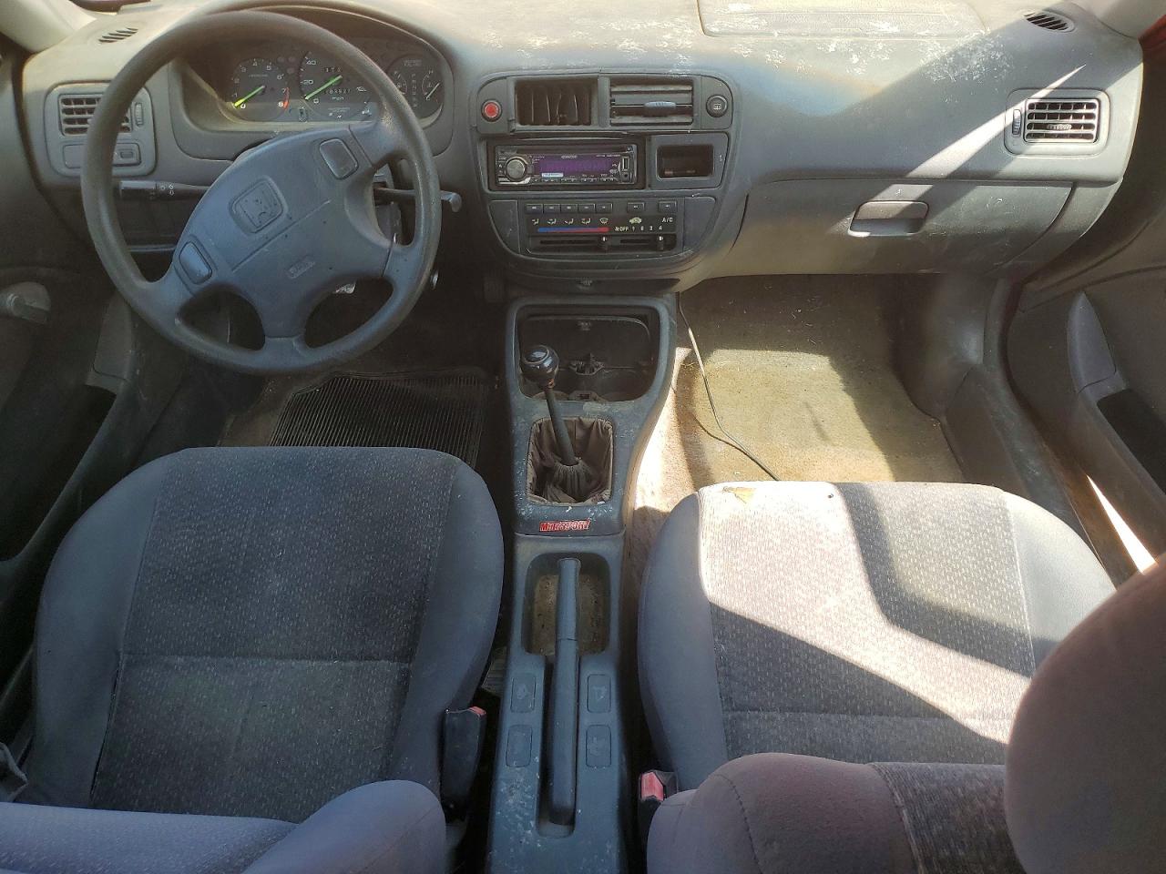 1996 Honda Civic Dx Red vin: 1HGEJ6128TL021995