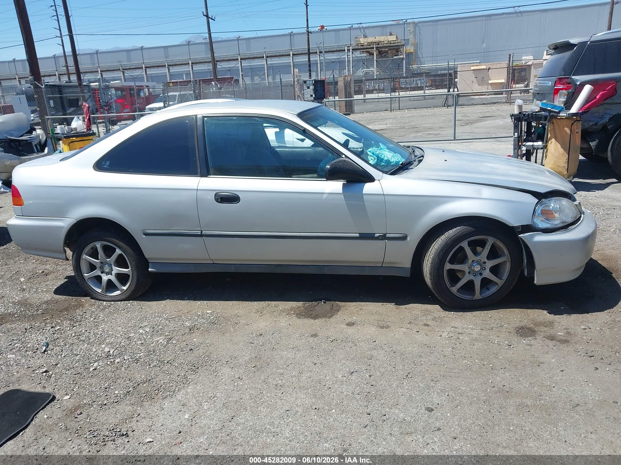 1996 Honda Civic Dx Silver vin: 1HGEJ6224TL080413