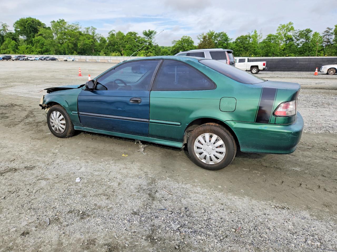 2000 Honda Civic Dx Green vin: 1HGEJ6224YL000907