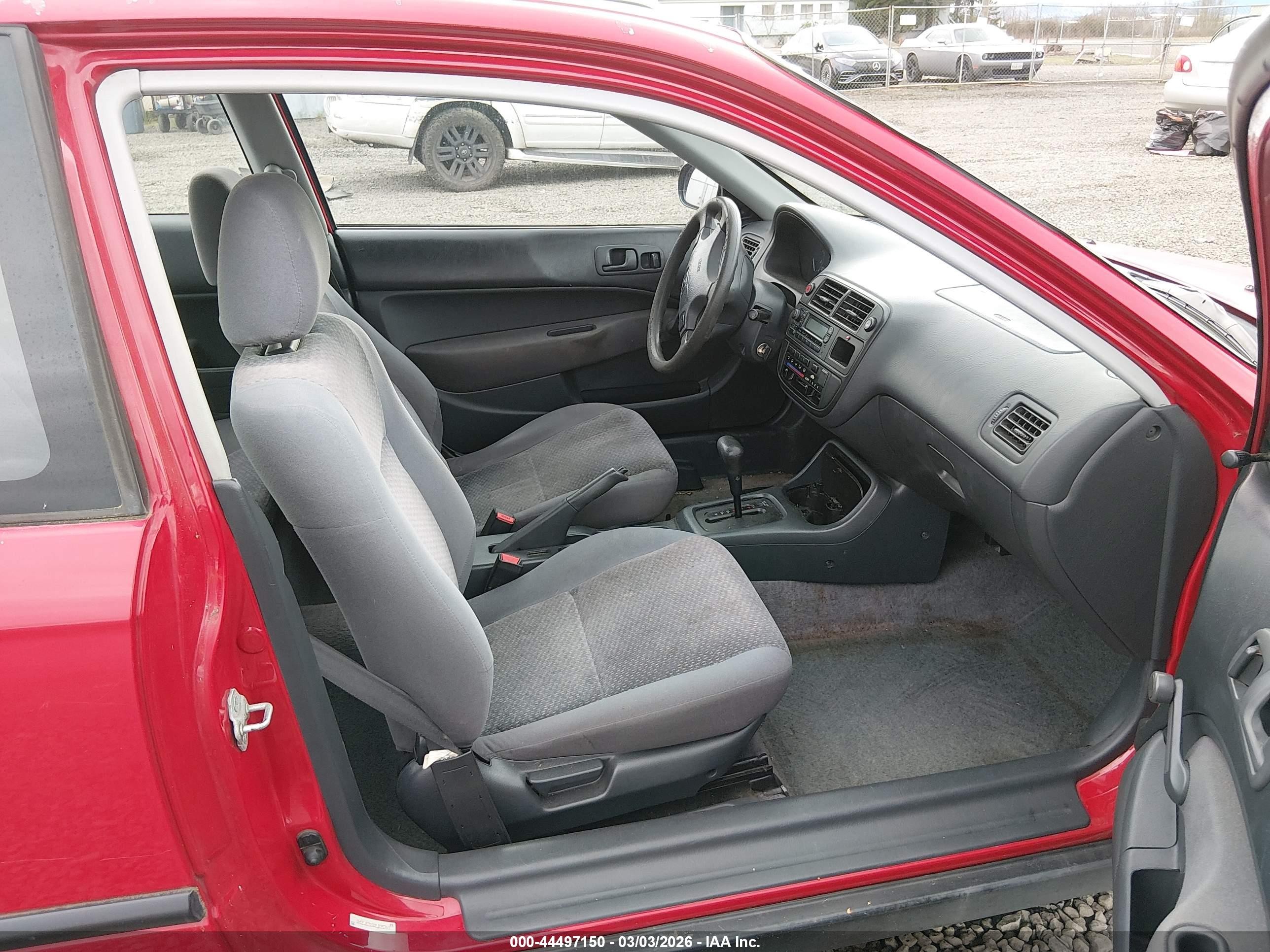 1998 Honda Civic Dx Красный vin: 1HGEJ6226WL035753