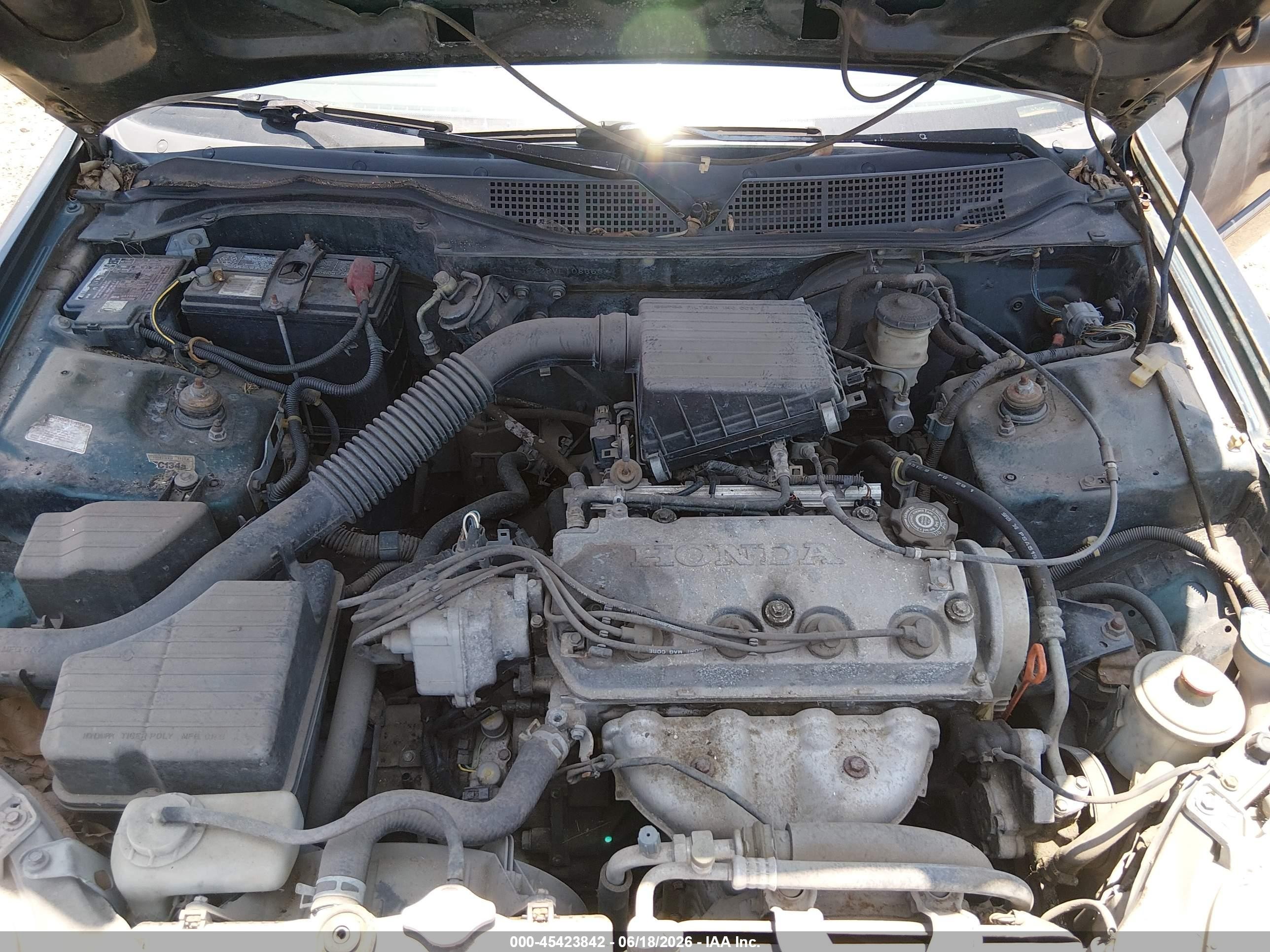 1997 Honda Civic Dx Green vin: 1HGEJ6228VL108653