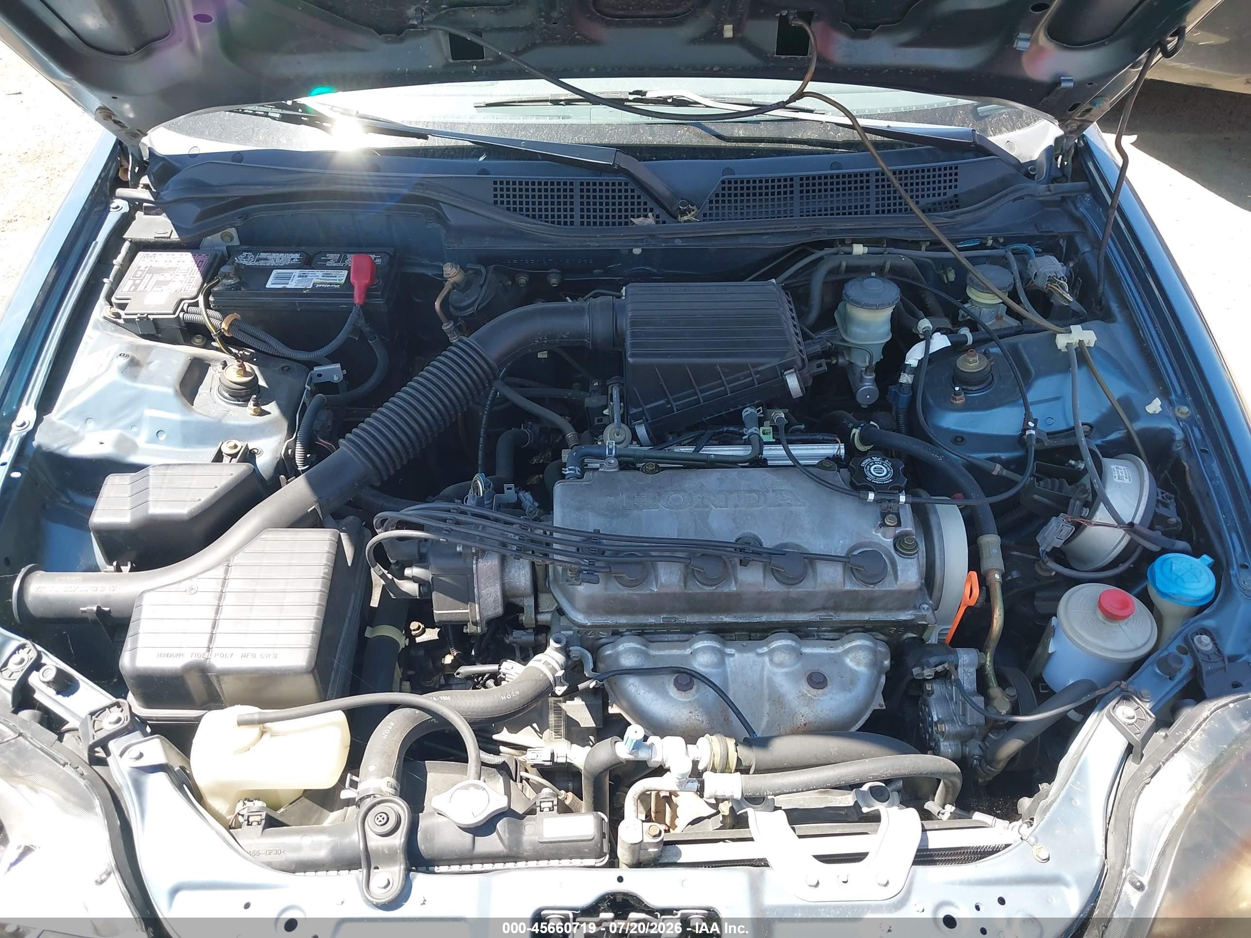 1996 Honda Civic Lx Синий vin: 1HGEJ6502TL050868
