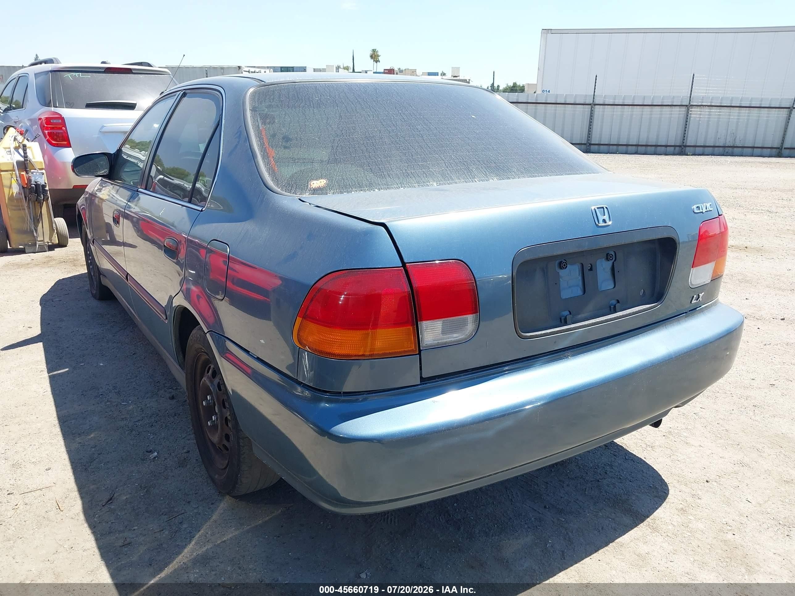1996 Honda Civic Lx Синий vin: 1HGEJ6502TL050868