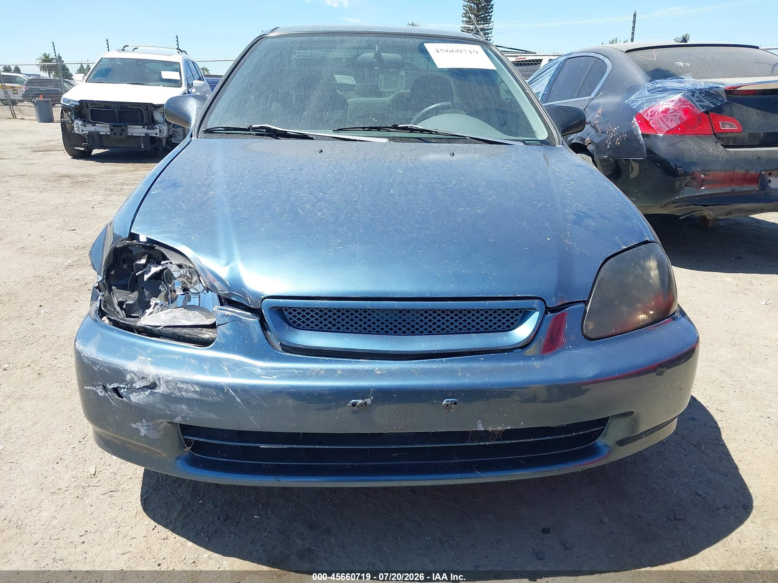 1996 Honda Civic Lx Синий vin: 1HGEJ6502TL050868