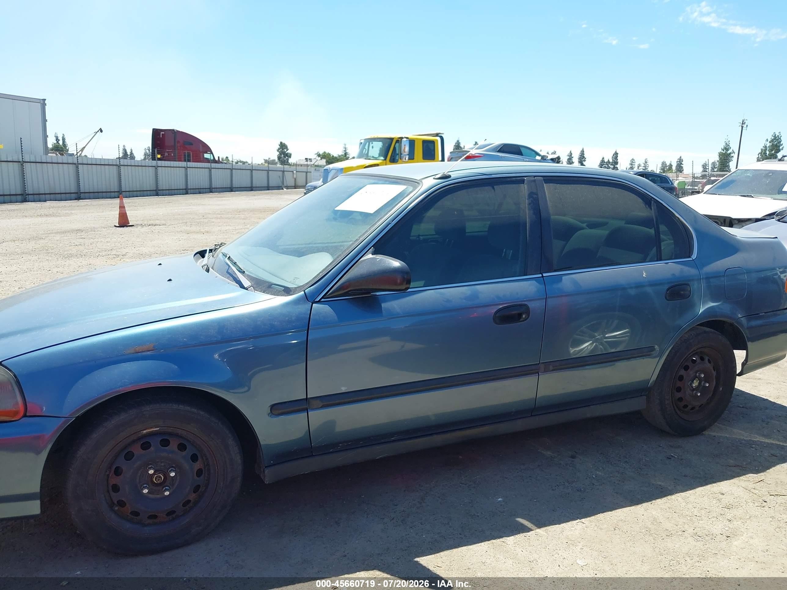 1996 Honda Civic Lx Синий vin: 1HGEJ6502TL050868