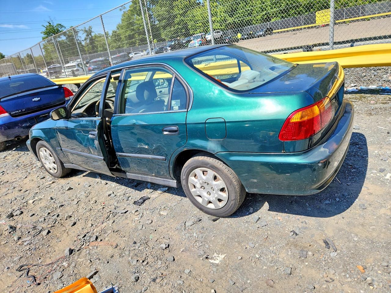 2000 Honda Civic Lx Green vin: 1HGEJ6574YL034644
