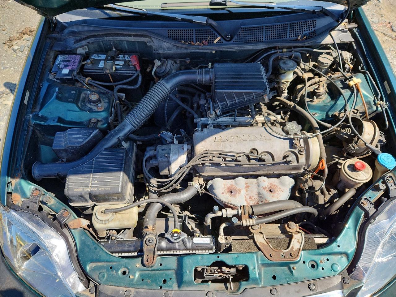 2000 Honda Civic Lx Green vin: 1HGEJ6574YL034644