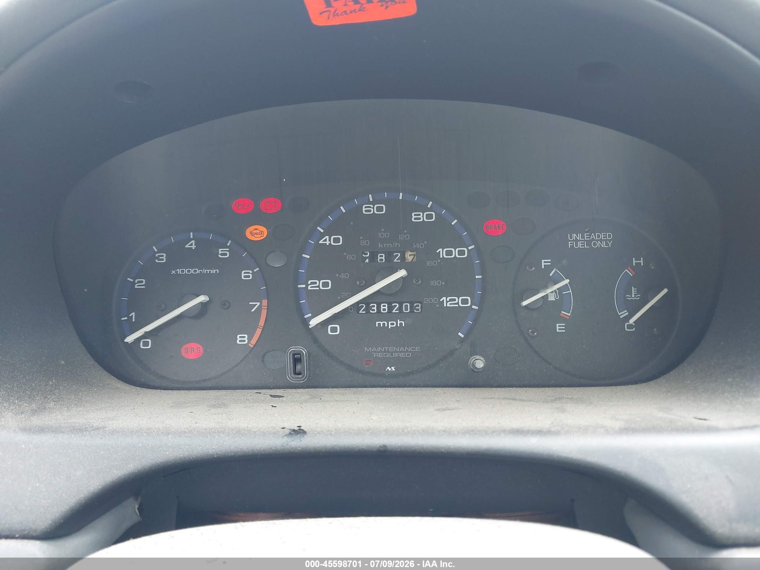 1997 Honda Civic Lx Красный vin: 1HGEJ6577VL007210