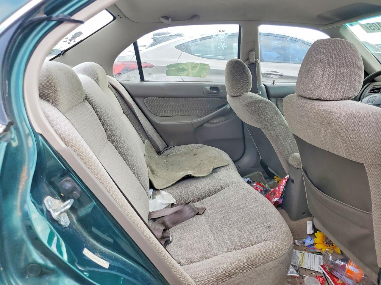 1999 Honda Civic Lx Green vin: 1HGEJ6579XL020222