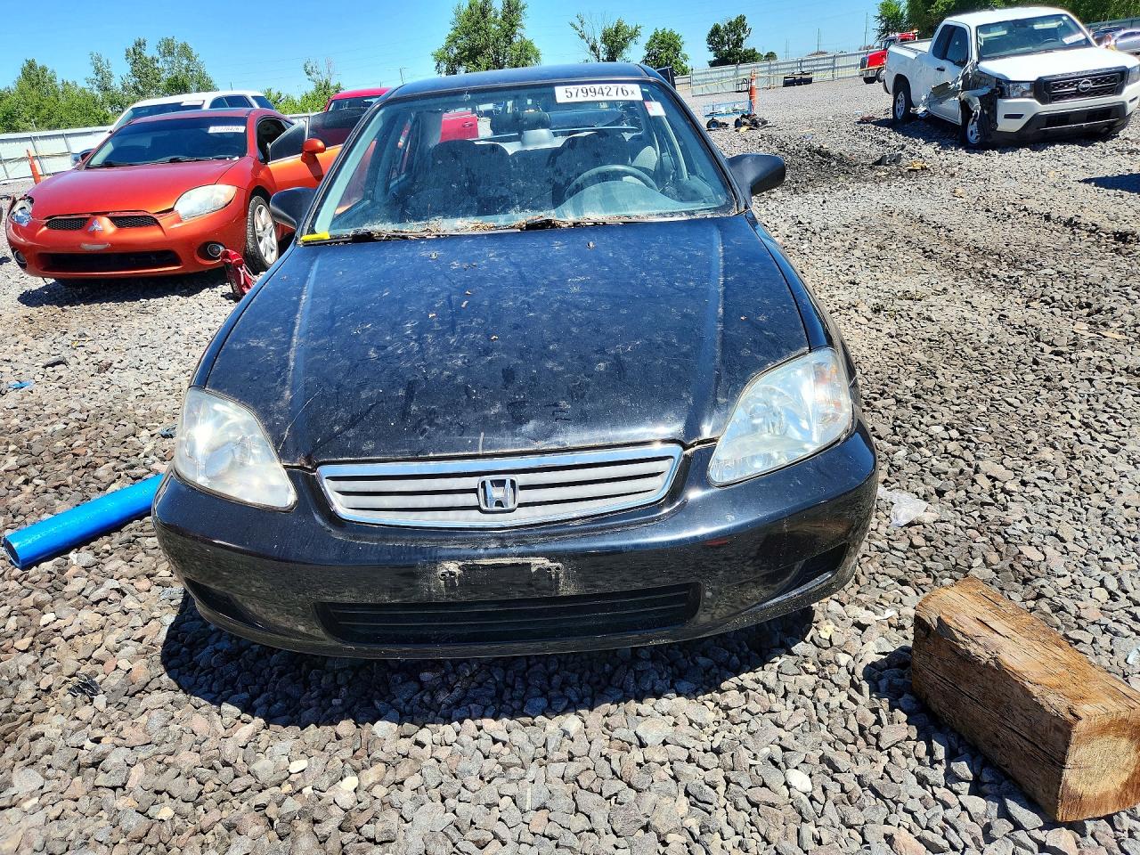 2000 Honda Civic Lx Черный vin: 1HGEJ6579YL063105