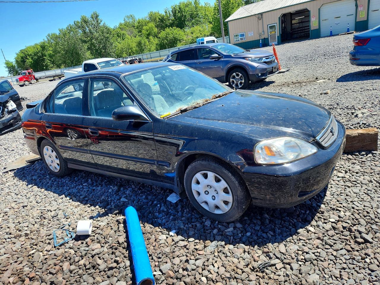 2000 Honda Civic Lx Черный vin: 1HGEJ6579YL063105