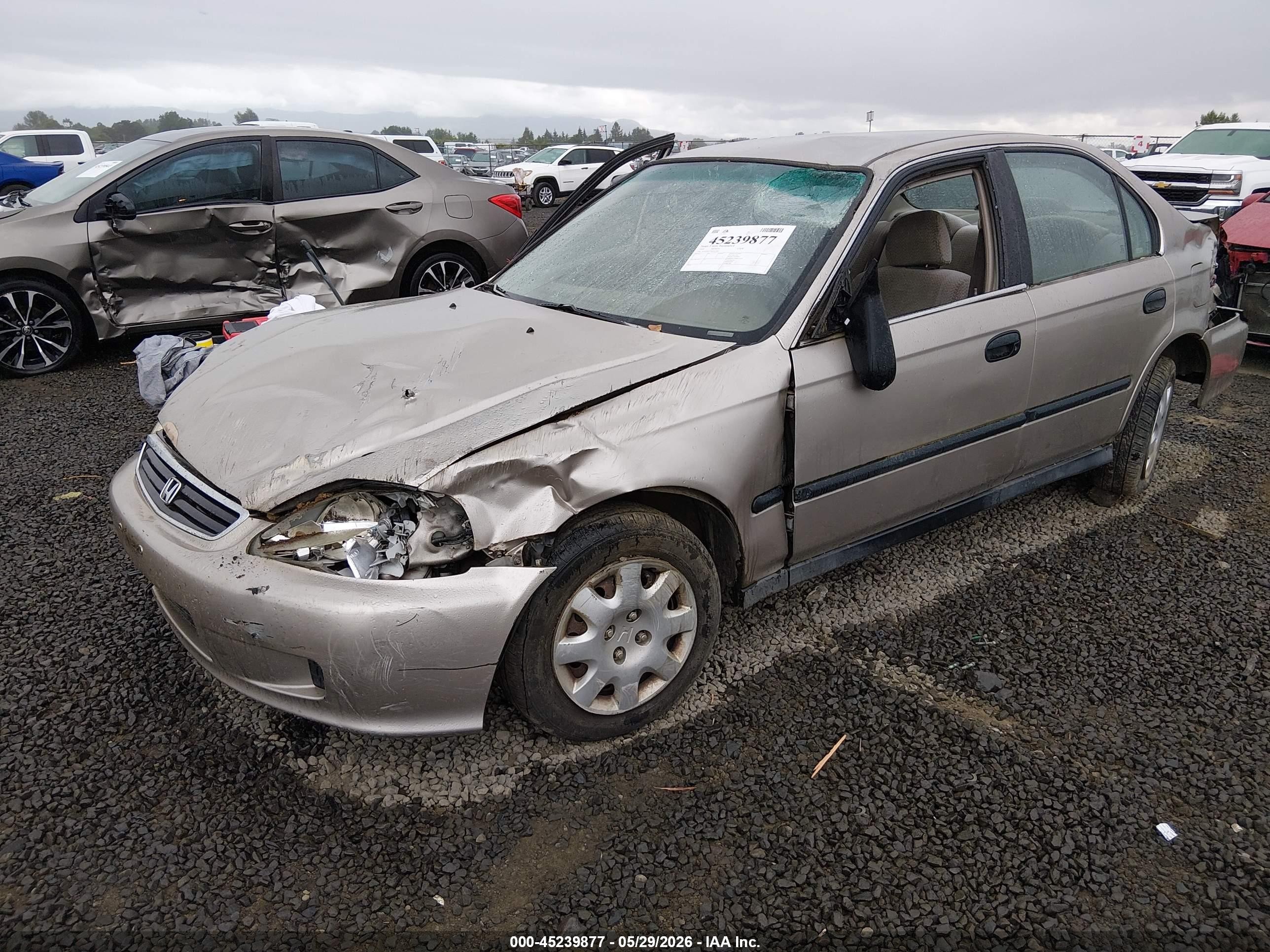 2000 Honda Civic Lx Gold vin: 1HGEJ657XYL015807