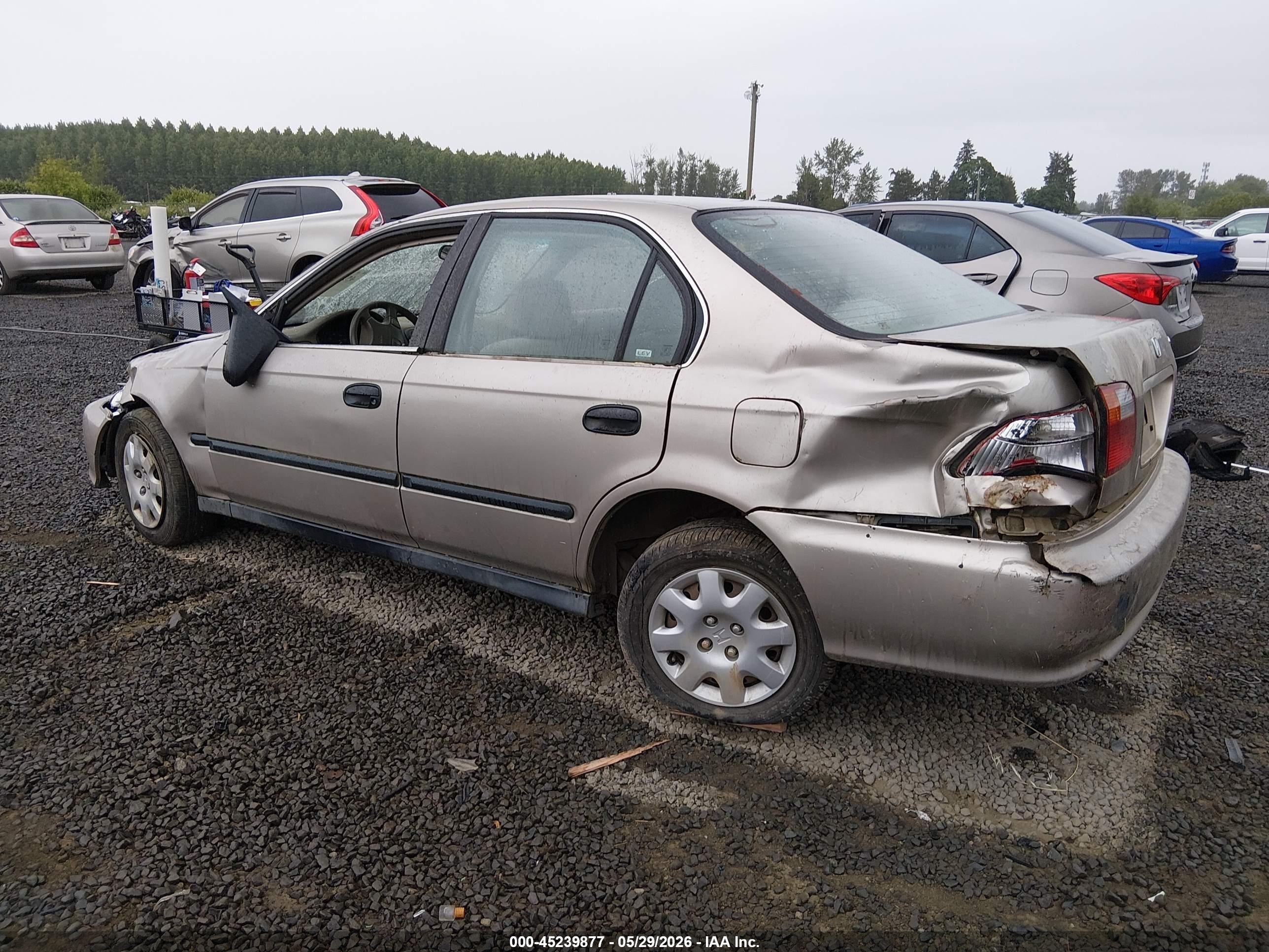 2000 Honda Civic Lx Gold vin: 1HGEJ657XYL015807