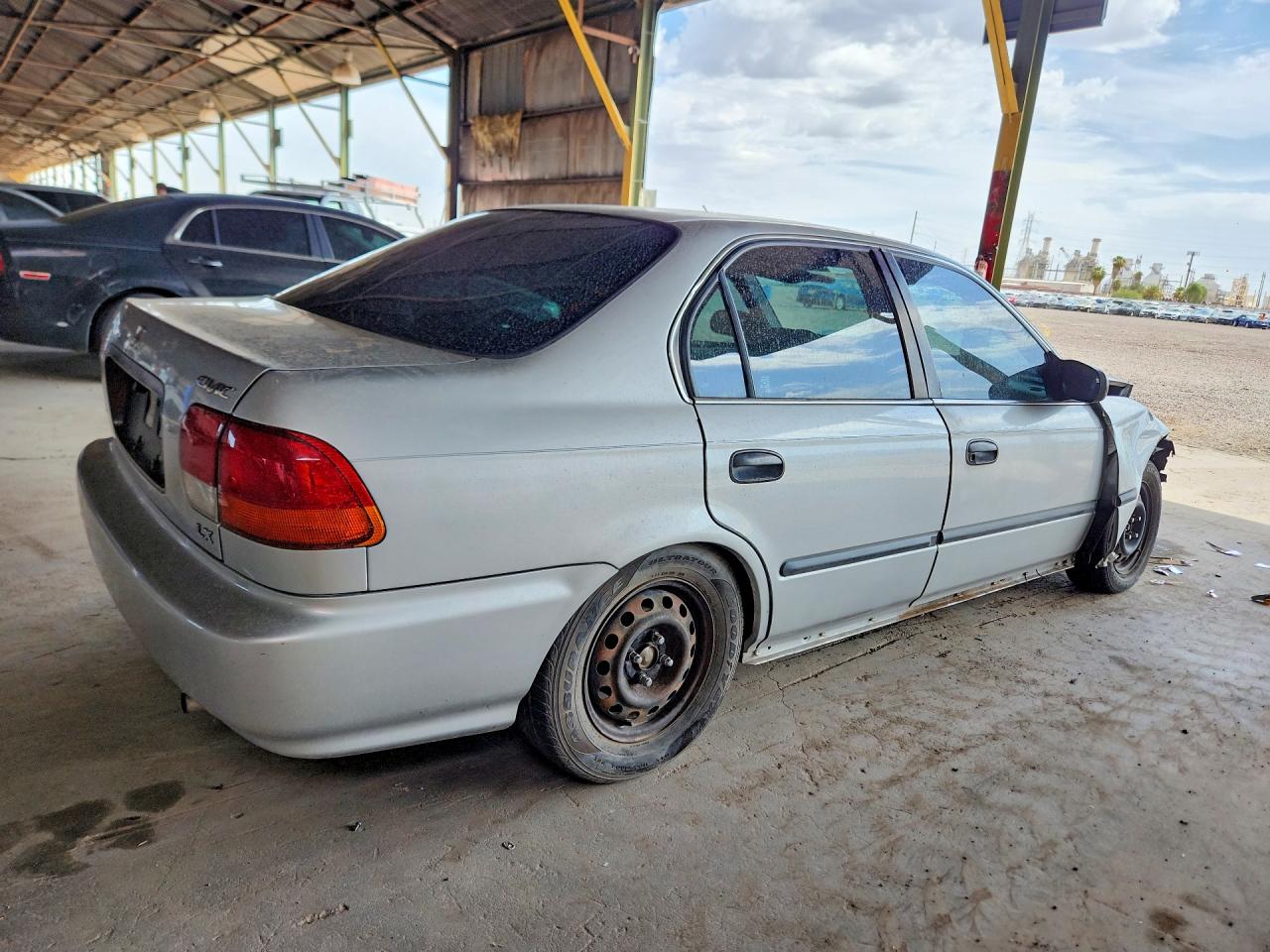 1996 Honda Civic Lx Silver vin: 1HGEJ6600TL044081