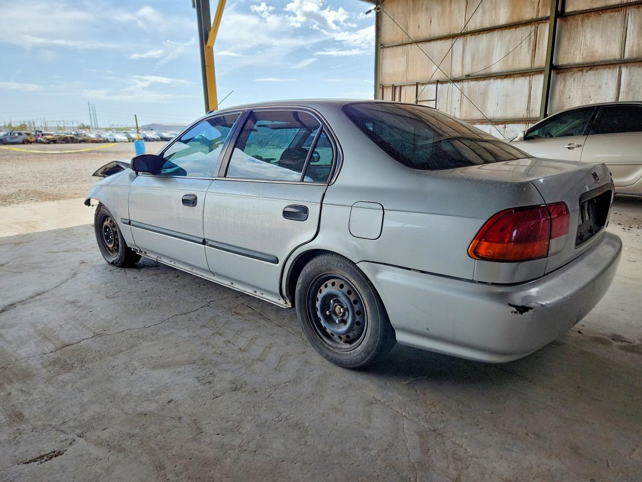1996 Honda Civic Lx Silver vin: 1HGEJ6600TL044081