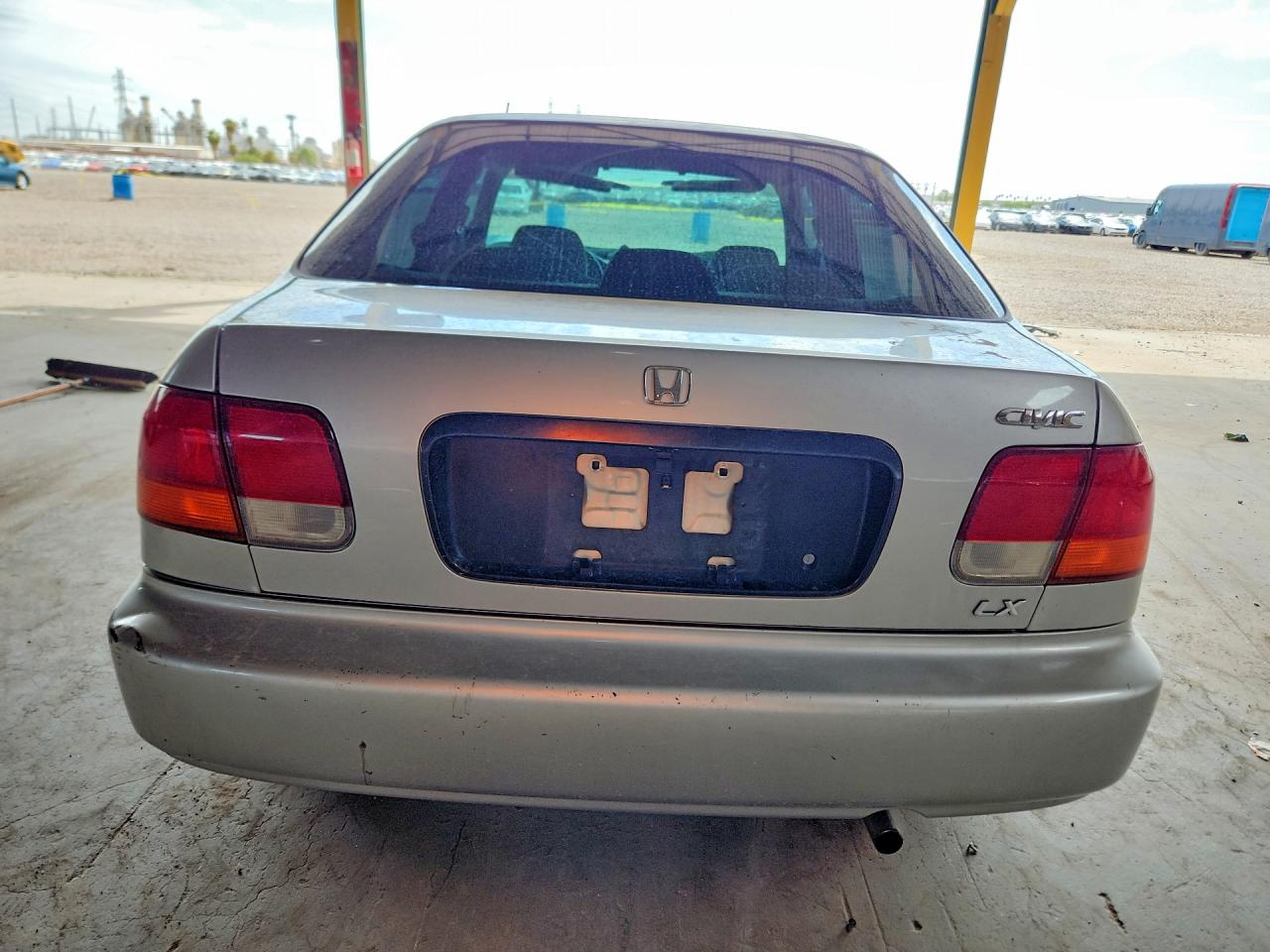 1996 Honda Civic Lx Silver vin: 1HGEJ6600TL044081