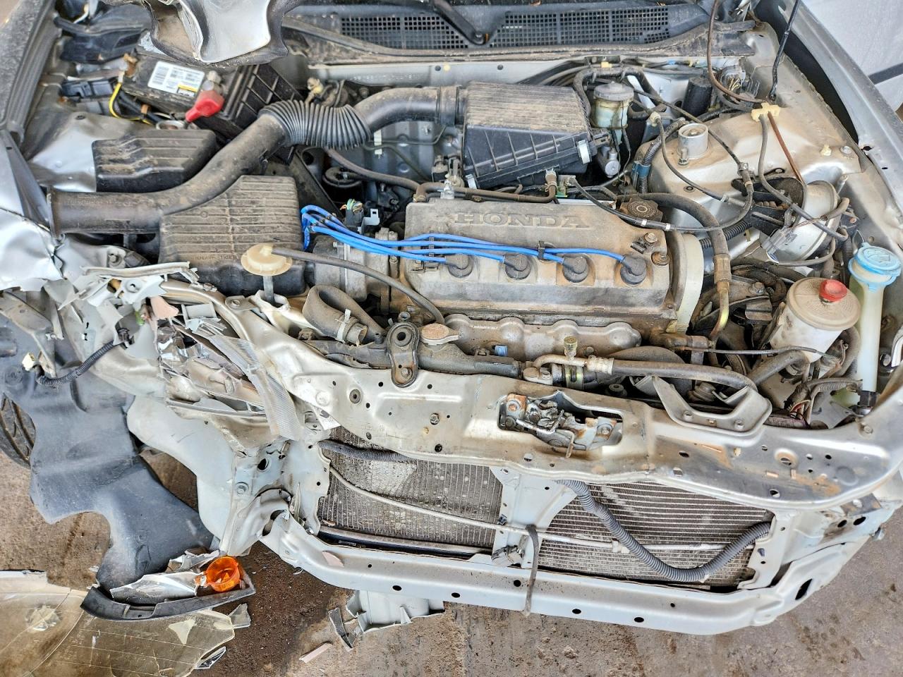 1996 Honda Civic Lx Silver vin: 1HGEJ6600TL044081