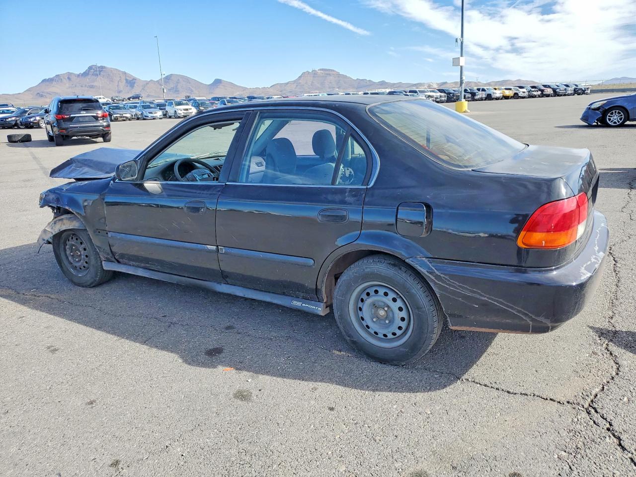 1996 Honda Civic Lx Black vin: 1HGEJ6601TL053887