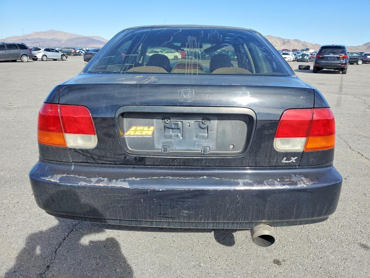 1996 Honda Civic Lx Black vin: 1HGEJ6601TL053887