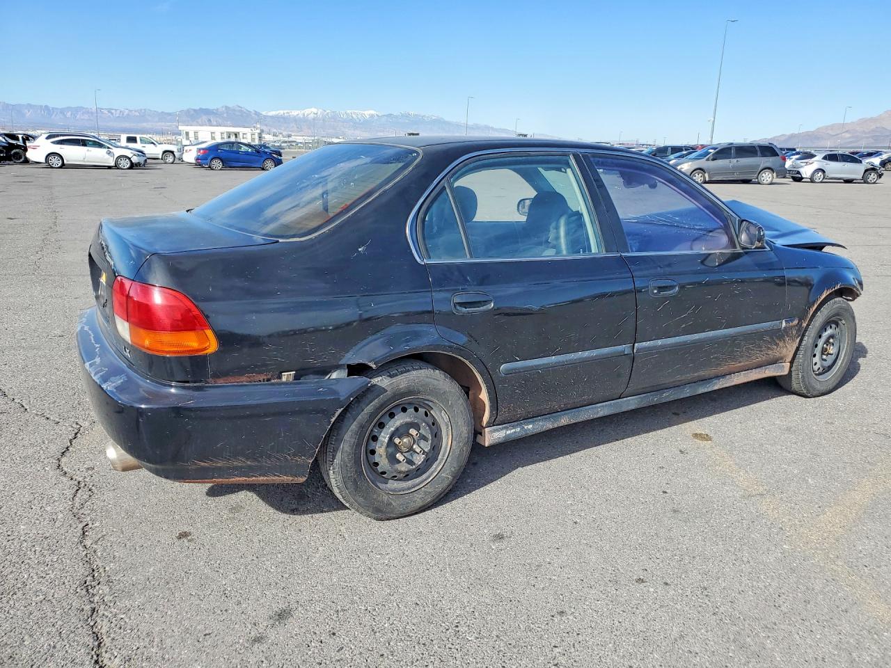 1996 Honda Civic Lx Black vin: 1HGEJ6601TL053887