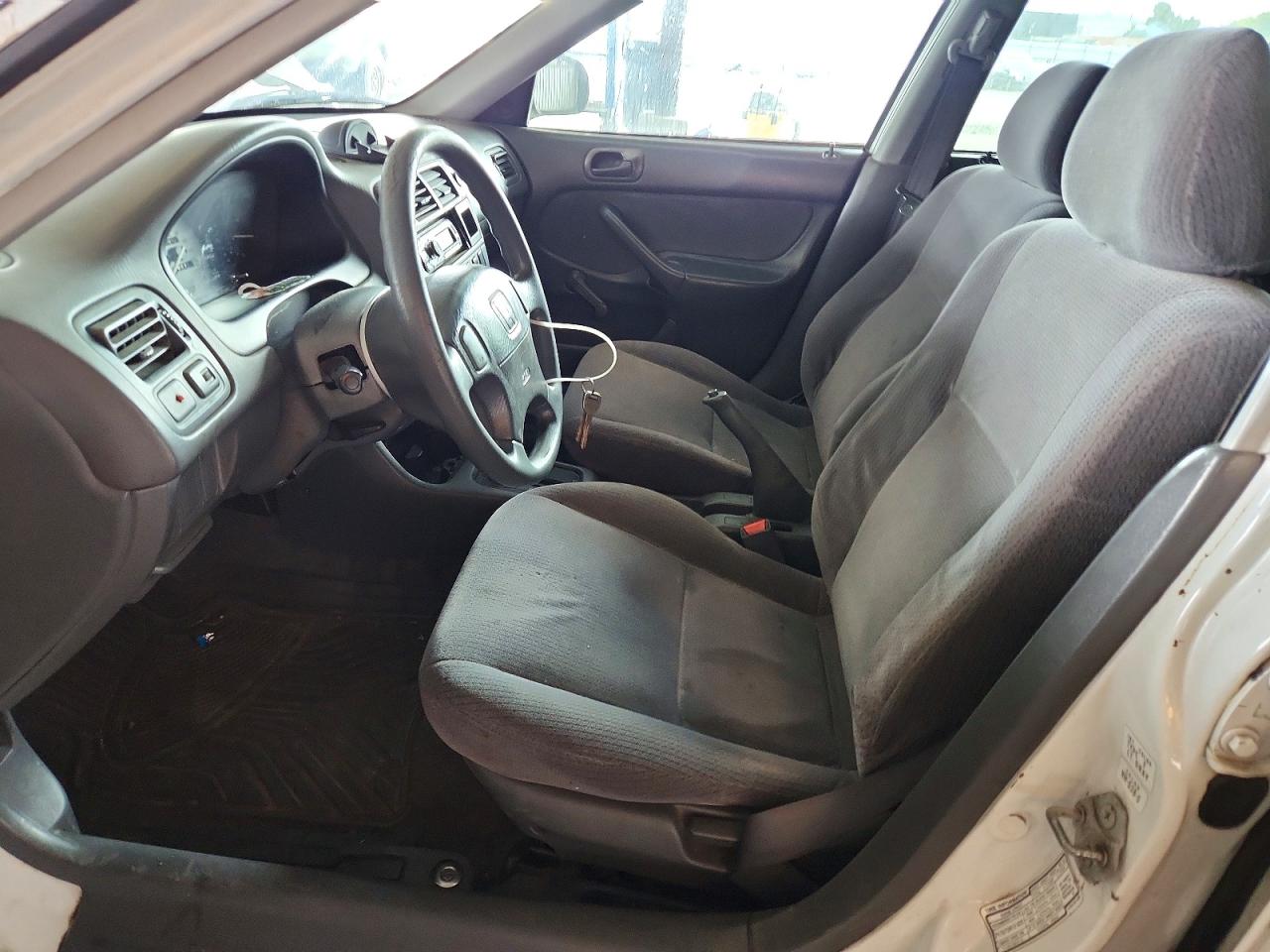 1996 Honda Civic Dx White vin: 1HGEJ6620TL016007