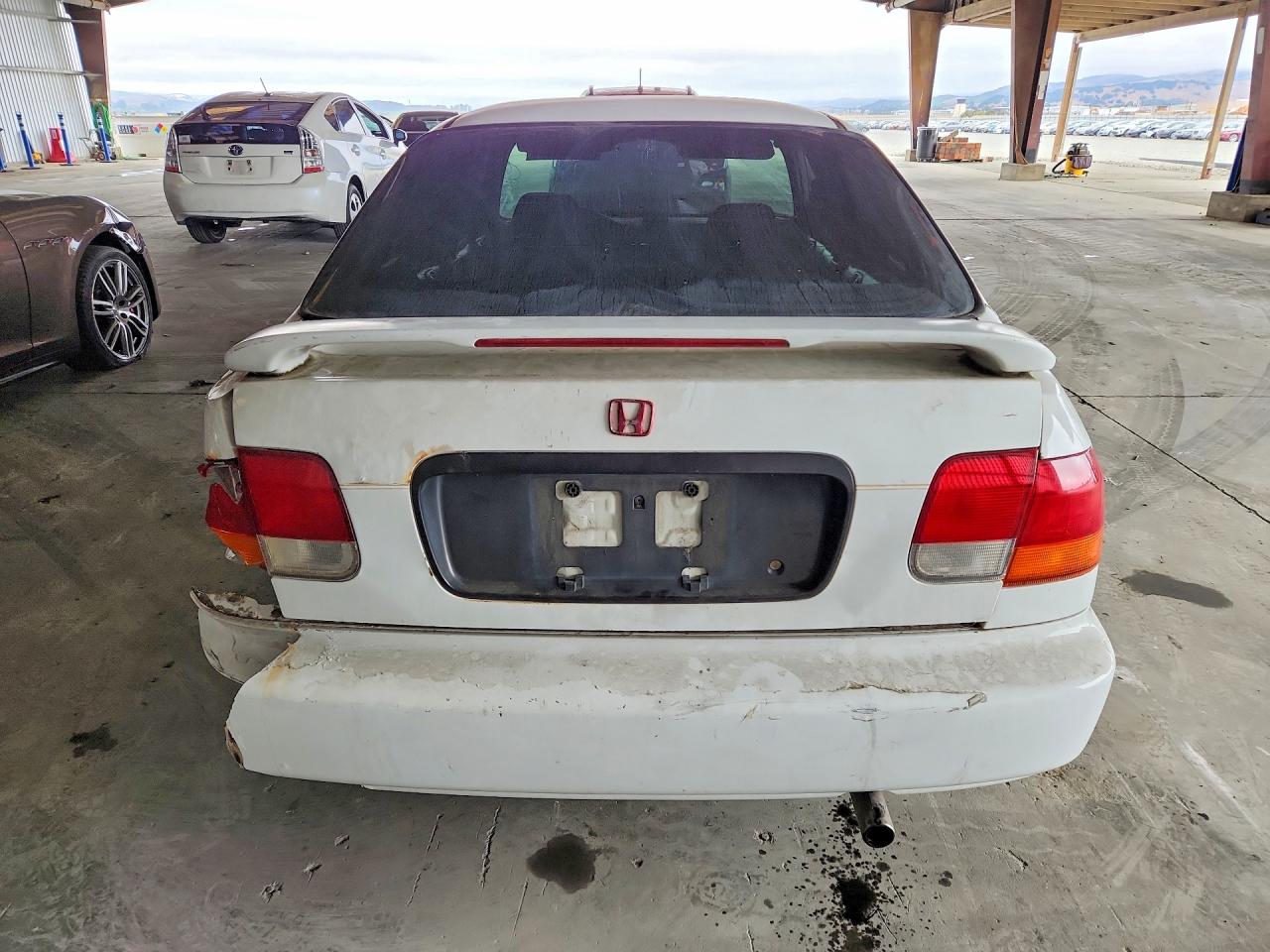 1996 Honda Civic Dx White vin: 1HGEJ6620TL016007