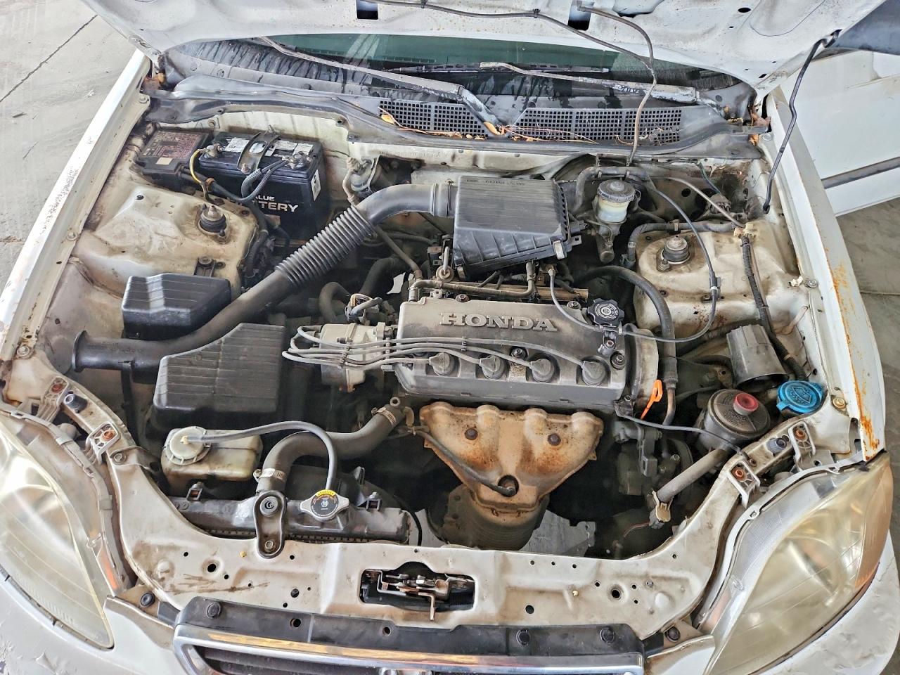 1996 Honda Civic Dx White vin: 1HGEJ6620TL016007