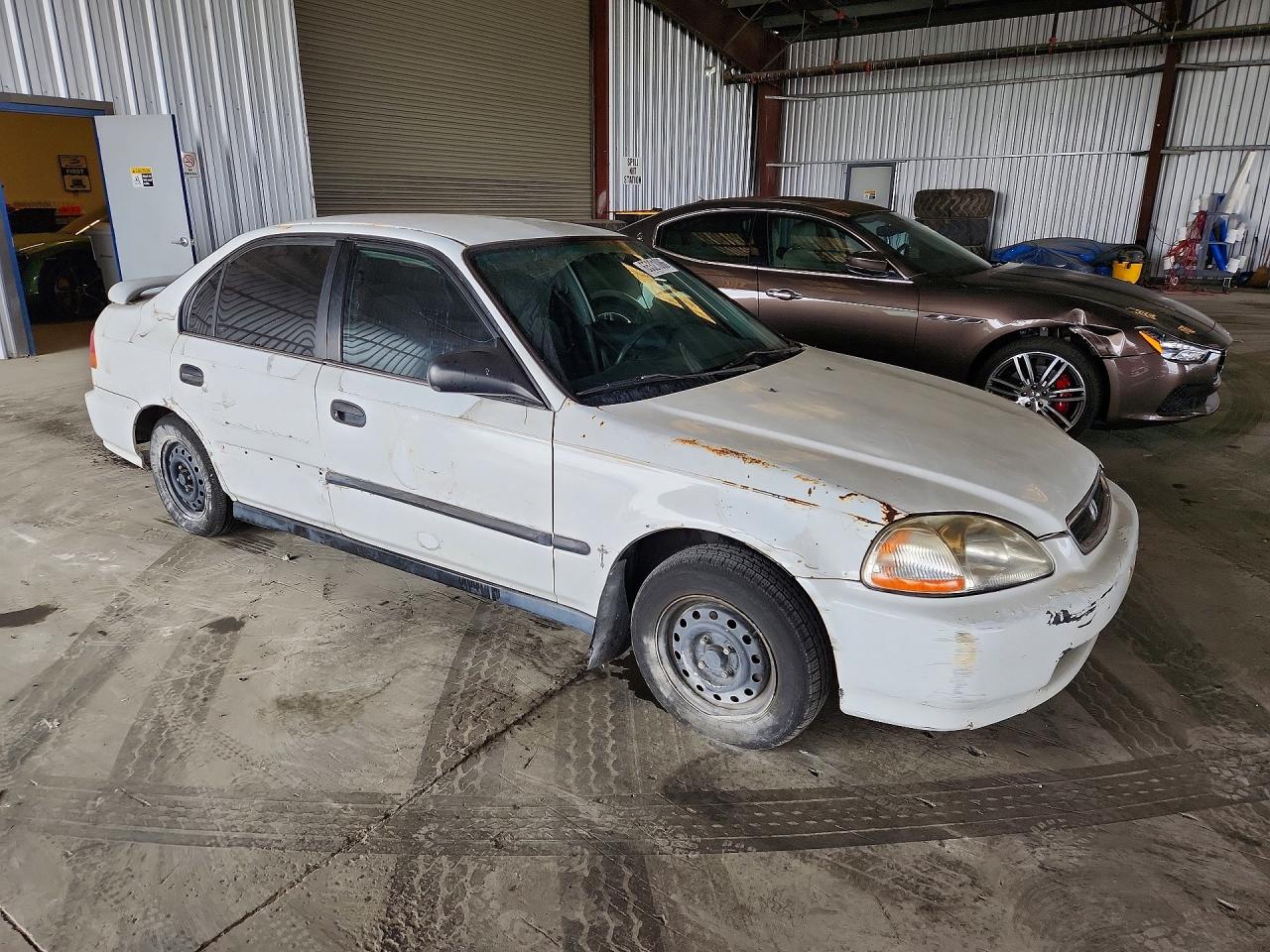 1996 Honda Civic Dx White vin: 1HGEJ6620TL016007