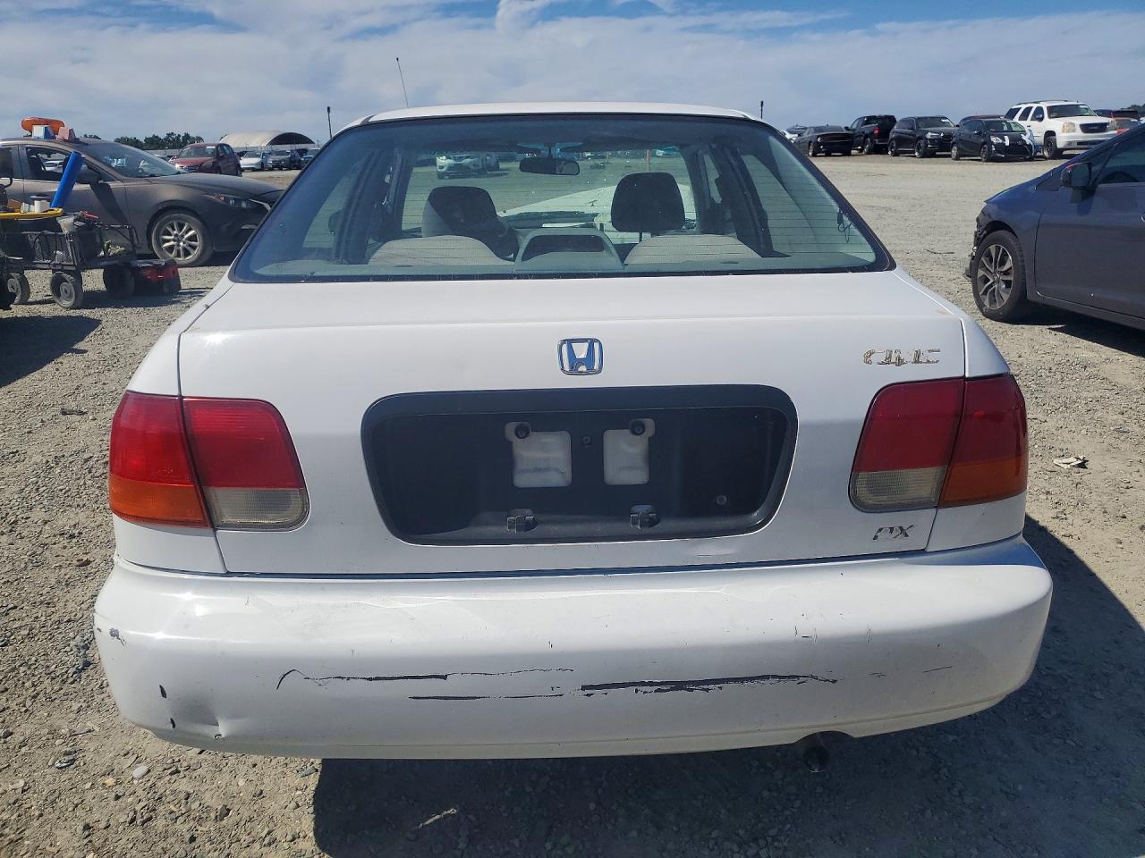 1997 Honda Civic Dx White vin: 1HGEJ6622VL033300