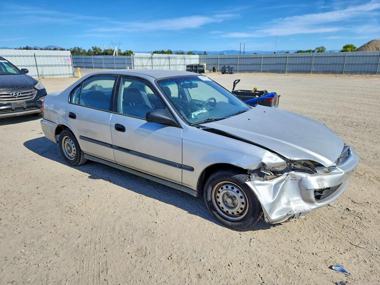 1996 Honda Civic Dx Silver vin: 1HGEJ6627TL008289