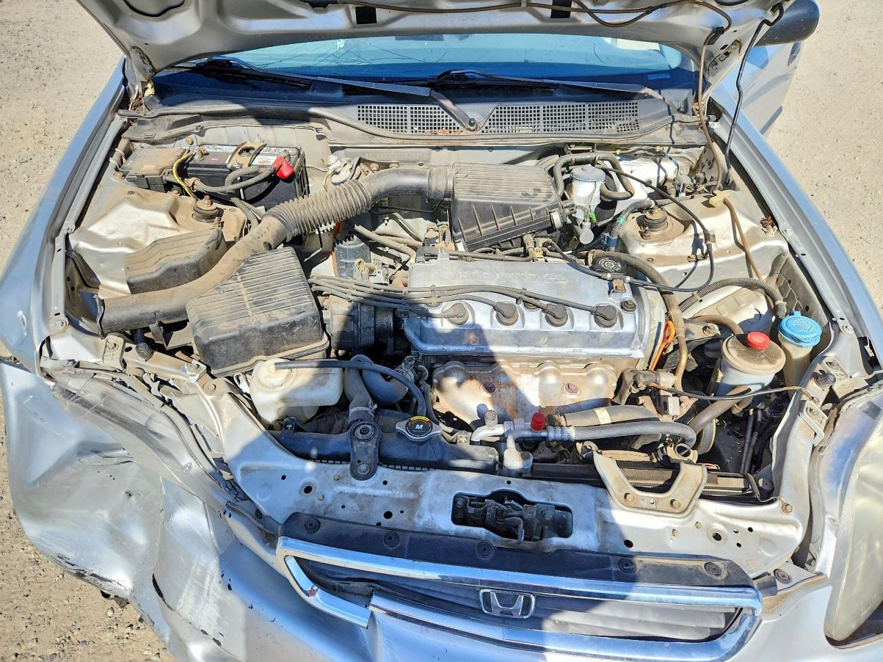 1996 Honda Civic Dx Silver vin: 1HGEJ6627TL008289